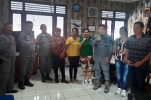 Kepala Kamla Zona Maritim Tengah Terima Kunjungan Hipken